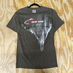 Vintage 2000s national guard college fishing big graphic tee