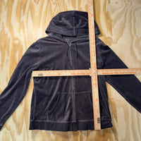 Vintage Y2K NY&C Velour FEMME 2000s prep light zip up hoodie