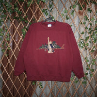 Large - Vintage Y2K New York skyline souvenir 90s sweatshirt