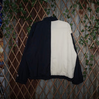 Large - Vintage Y2K Fila embroider 2tone zip up windbreaker