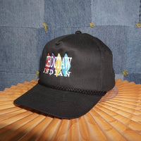 OSFA -Vintage Y2K Choctaw Indian embroider spellout rope hat