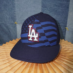 7 1/8 - Vintage Y2K los ángeles dodgers flag embroider hat