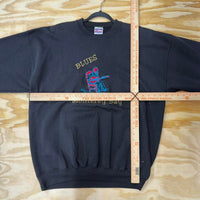Vintage y2k blues music monterey bay embroidered crewneck