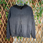 Vintage Y2K Hurley surf/skate zip up 00s fleece lined hoodie