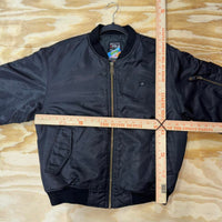 Vintage y2k south pole femme 2000s satin bomber jacket