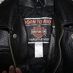 5 -Vintage Y2K Harley Davidson 90s motorcycle leather jacket