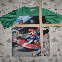 XL - Vintage Y2K Mario kart aop nintendo 2000s Wii jersey