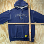 Vintage Y2K reverse weave embroider Lowes 00s NASCAR hoodie