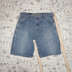 38 - Vintage Y2K Nautica jeans company loose fit baggy jorts
