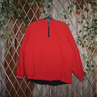 Large -Vintage Y2K union Bay quarter zip fleece 1990s jacket