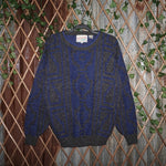 Medium - Vintage Y2K Aztec style abstract 1990s knit sweater
