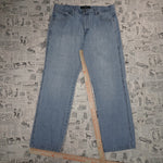 38 -Vintage Y2K TNM jeans baggy faded 00s grunge denim pants
