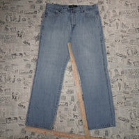 38 -Vintage Y2K TNM jeans baggy faded 00s grunge denim pants