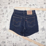 Small - Vintage Y2K Levis 517 denim jean youth 1990s shorts