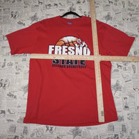 Vintage Y2K Fresno State University BBALL Bulldogs t-shirt