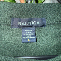 Vintage y2k nautica ns-83 fleece 1990s embroidered crewneck