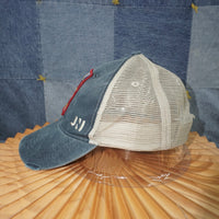 OSFA - sewn solvang century 2004 distressed trucker hat