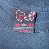 Vintage Y2K anti-flag 2004 cinderblock rare rock band tshirt