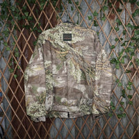 L - Vintage / Y2K RealTree Huntin Camo Embroidered 3M Jacket