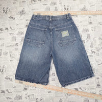 18-Vintage Y2K Sean John denim carpenter embroider 00s jorts