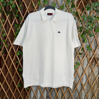 Vintage Y2K kappa embroider Patch 1/4 zip polo jersey shirt