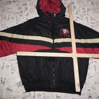 XL - Vintage Y2K San Francisco NFL 49ers 90s puffer jacket