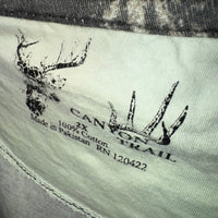 vintage y2k Canyon Trail real tree aop camo pocket LS tshirt