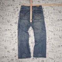 33 - Vintage Y2K flypaper jeans essential baggy denim pants
