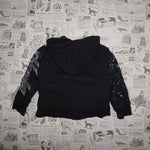 3T -Vintage Y2K Hurley zip up AOP grunge paint grunge hoodie