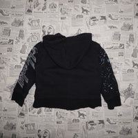 3T -Vintage Y2K Hurley zip up AOP grunge paint grunge hoodie