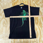 Vintage y2k costa rica tourist iguana t-shirt