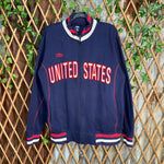Vintage Y2K United States embroider umbro zip track jacket
