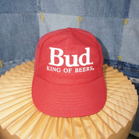 OSFA - Vintage Budweiser bud King of beers 1990s trucker hat