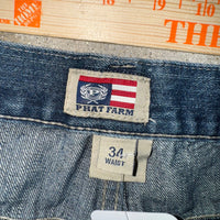 Vintage Y2K Phat farm embroider 2000s hiphop jorts shorts