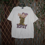 Large-Vintage Y2K dopey seven dwarfs Snow White 1990s tshirt