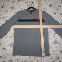 Medium - Vintage Y2K Abercrombie and Fitch stripe LS t-shirt