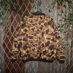 XXL - Vintage Y2K duck camo zip up essential hunting jacket