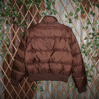 XL - Vintage Y2K south Pole brown 00s quilted puffer jacket