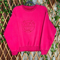 Vintage y2k trans atlantic 1990s femme embroidered crewneck