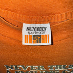 Vintage Y2K never trust garfield 1980s comic cartoon t-shirt