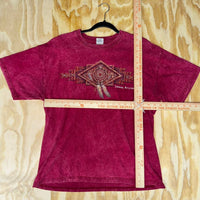 Large - Vintage y2k burgundy arizona tourist t-shirt