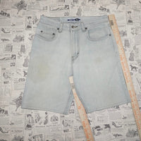 30 - Vintage Y2K gap denim 1990s loose fit denim jean shorts