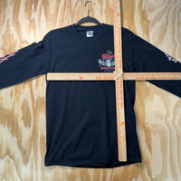 Vintage Y2K Billy’s long bar Oktoberfest  flame 00s LS shirt
