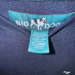Vintage Y2K big dogs fleece embroidered logo 00s sweatshirt