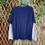 Vintage Y2K Dallas Cowboys NFL double layer thermal T-shirt