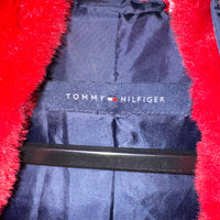 Tommy Hilfiger rare faux fur heavyweight zip up hood jacket
