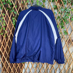 Vintage Y2K Adidas embroidered logo 3 stripe windbreaker 00s
