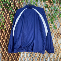 Vintage Y2K Adidas embroidered logo 3 stripe windbreaker 00s