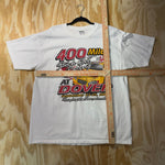 Vintage Y2K stock car racing 2000s nascar dover anvil tshirt