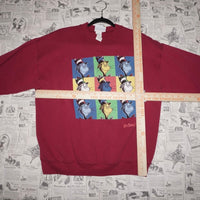 Large - Vintage Y2K cat in the hat Dr. Seuss 90s sweatshirt